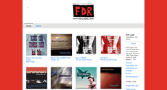 Desktop Screenshot of fdrlabel.com